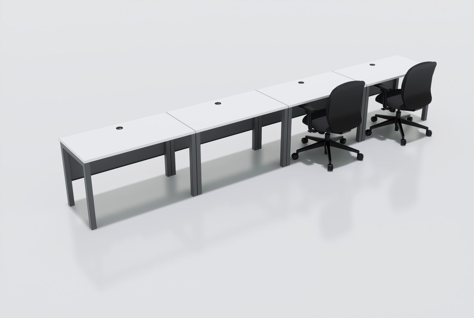 Image of Workstation Table with Grommet